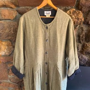 Vintage FLAX by Angelheart Smock Tunic Dress